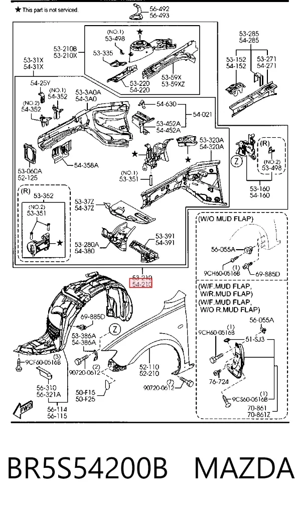  BR5S54200B Mazda