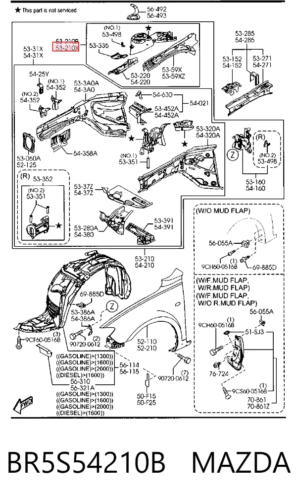  BR5S54210B Mazda
