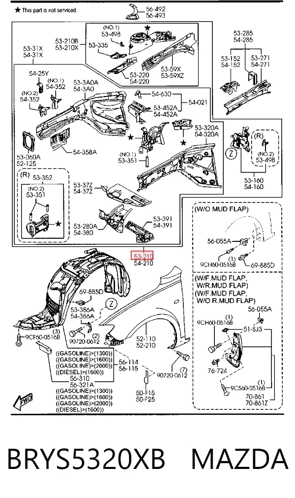  BRYS5320XB Mazda