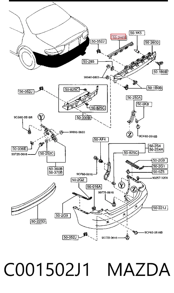 C001502J1 Mazda