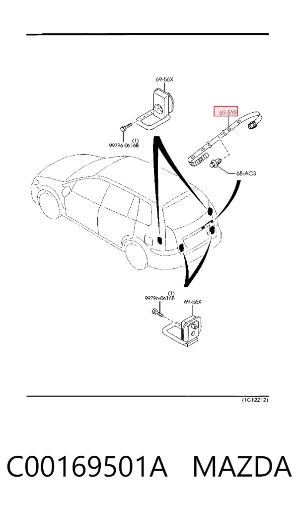  C00169501A Mazda