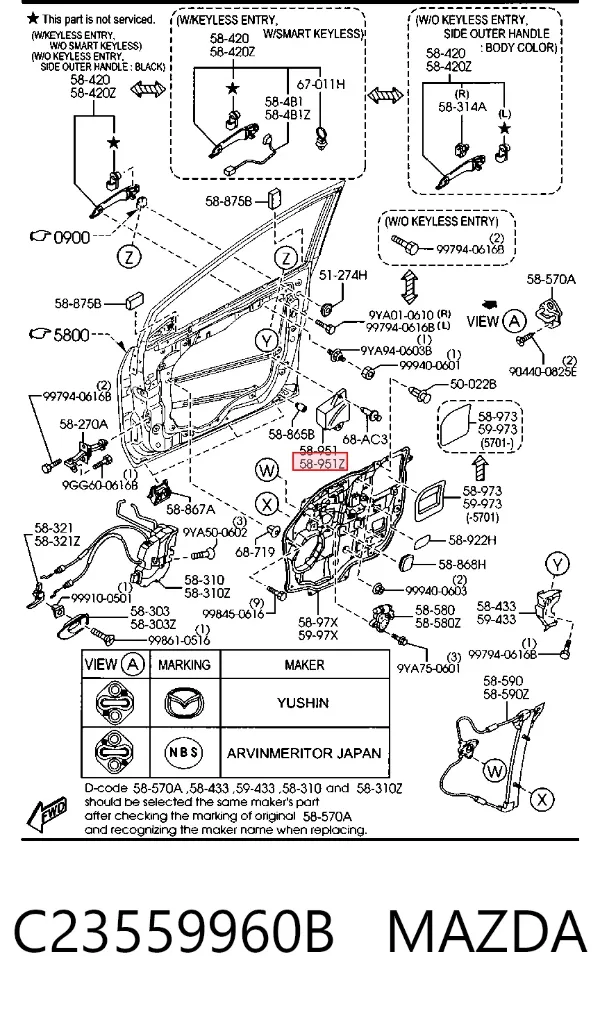  C23559960B Mazda