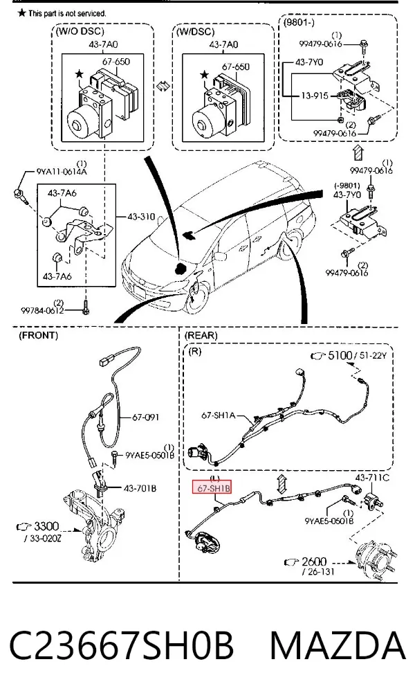  C23667SH0B Mazda