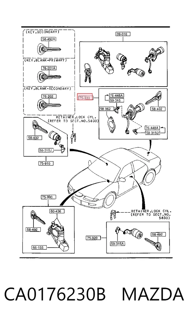  CA0176230B Mazda