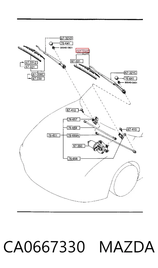  CA0667330 Mazda