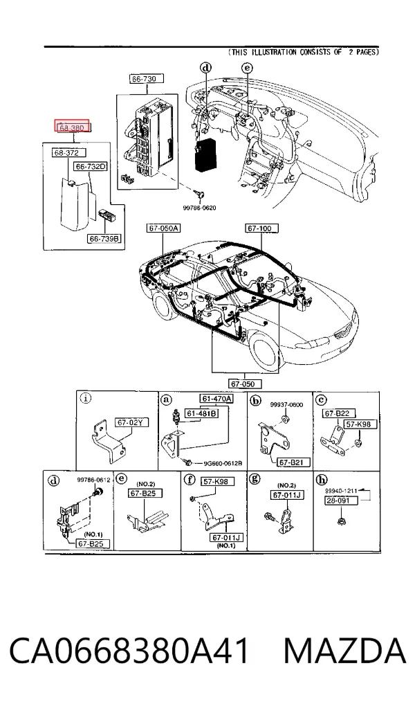  CA0668380A41 Mazda