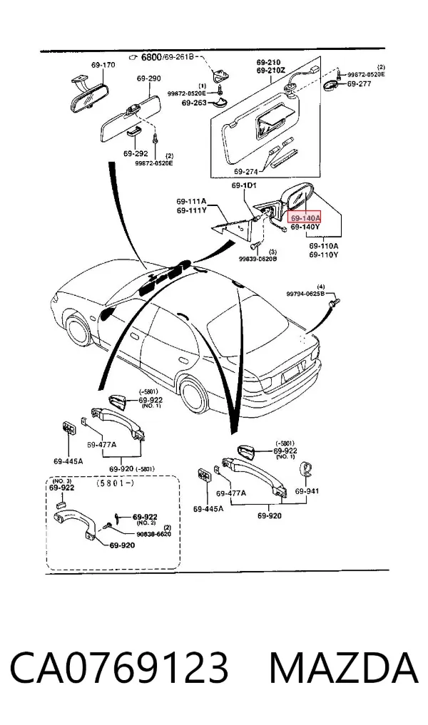  CA0769123 Mazda
