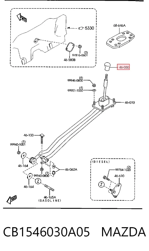  CB1546030A05 Mazda