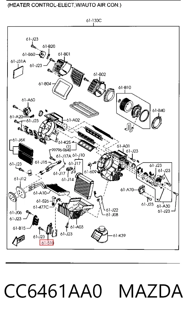  CC6461AA0 Mazda