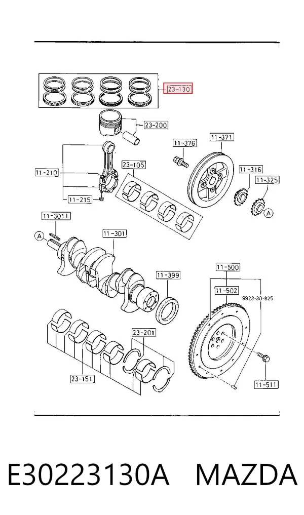  E30223130A Mazda