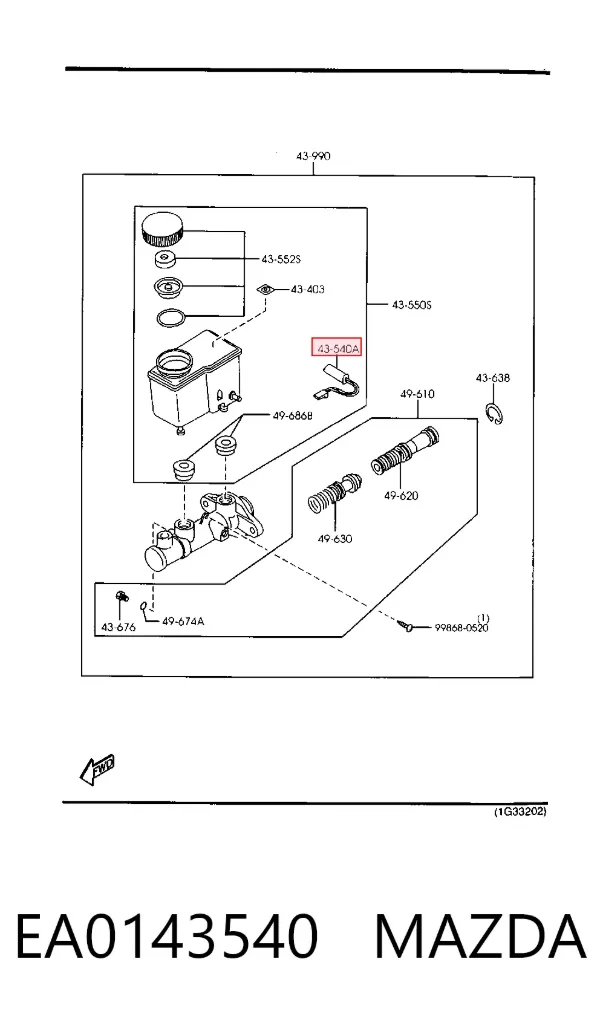  EA0143540 Mazda
