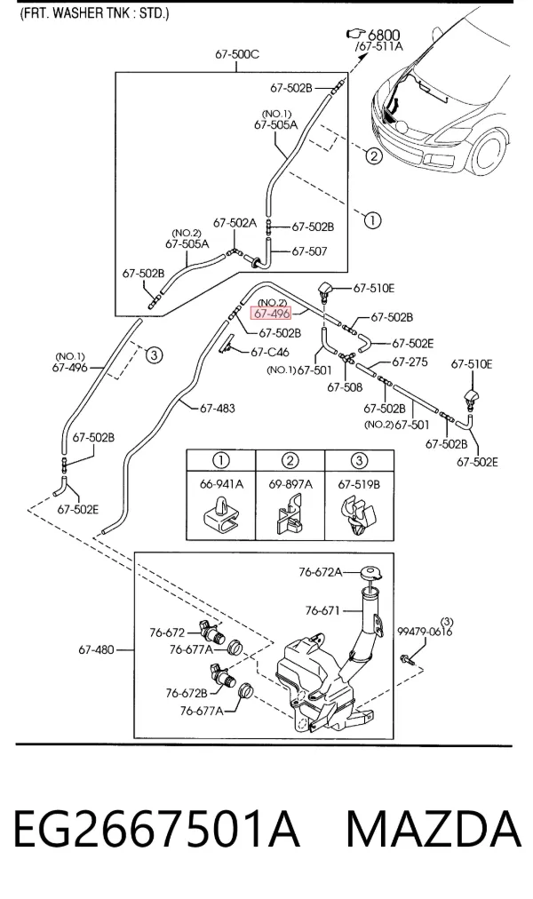  EG2667501A Mazda
