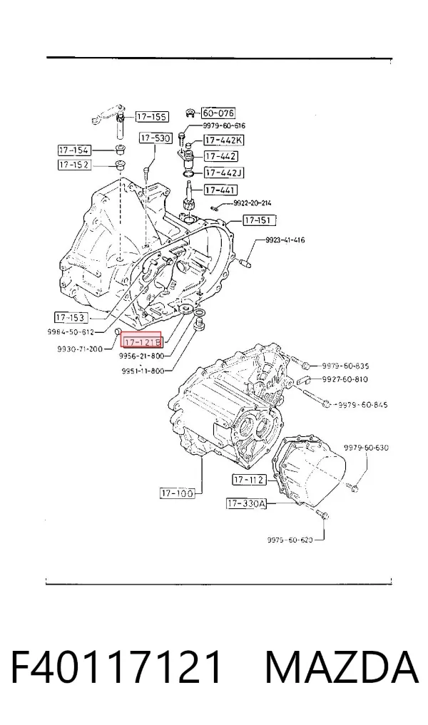  F40117121 Mazda
