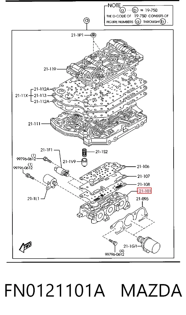  FN0121101A Mazda