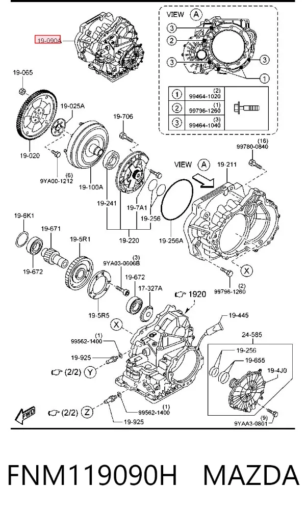 АКПП FNM119090H Mazda