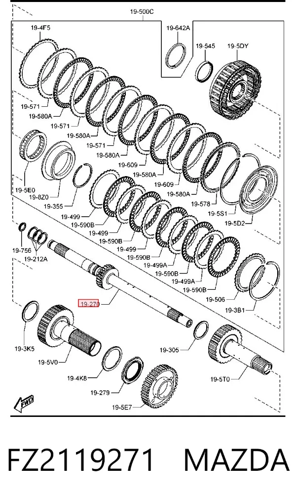  FZ2119271 Mazda