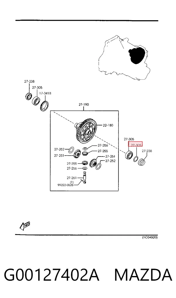  G00127402A Mazda