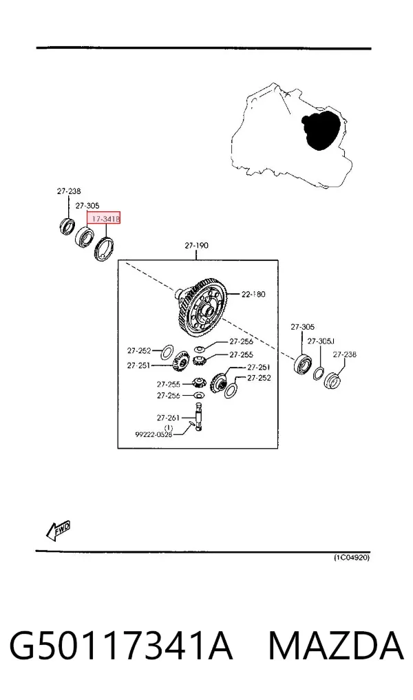  G50117341A Mazda
