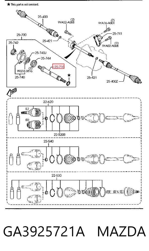  GA3925721A Mazda