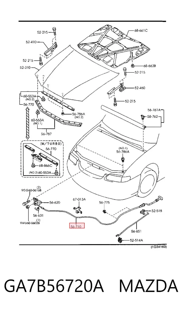  GA7B56720A Mazda