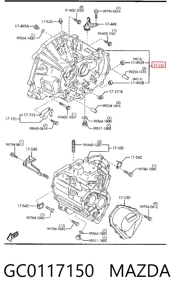  GC0117150 Mazda