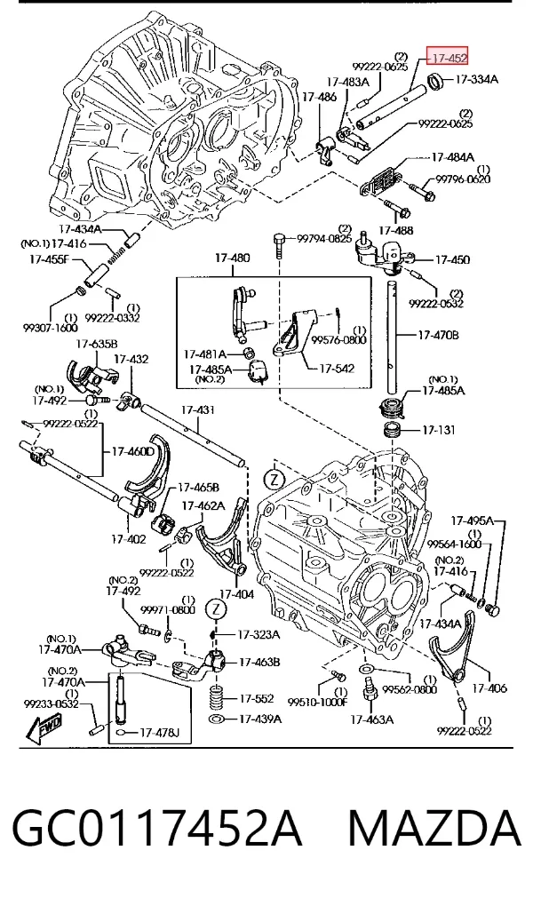  GC0117452A Mazda