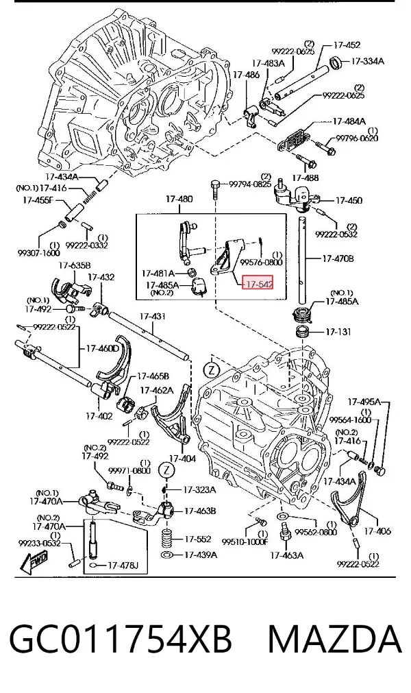  GC011754XB Mazda