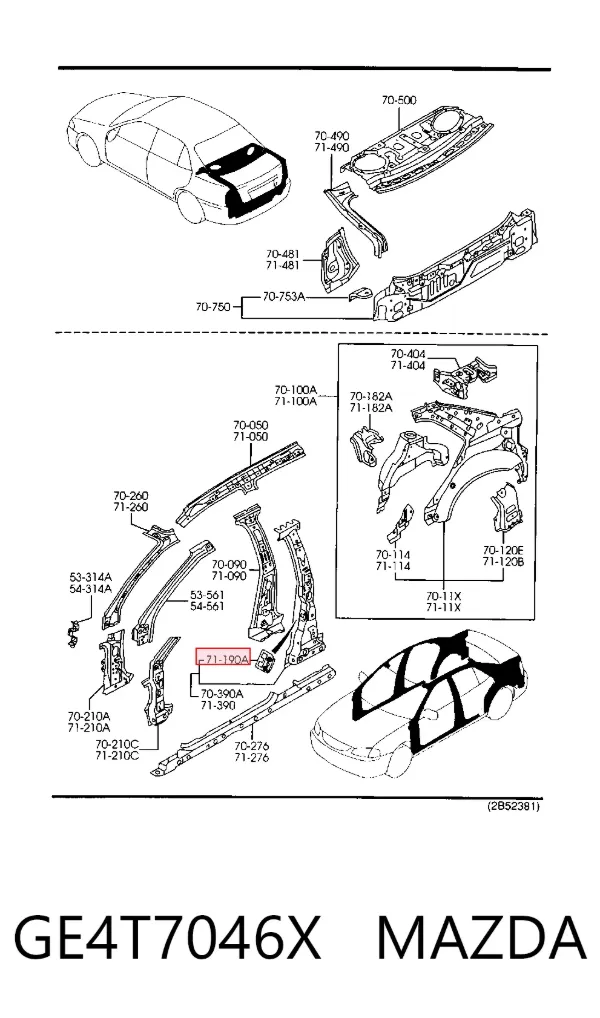  GE4T7046X Mazda