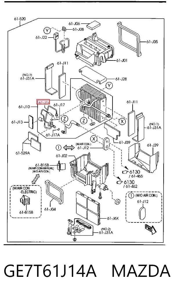  GE7T61J14A Mazda