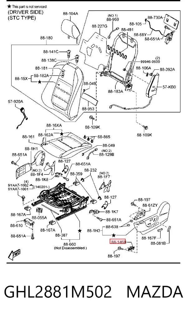  GHL2881M502 Mazda