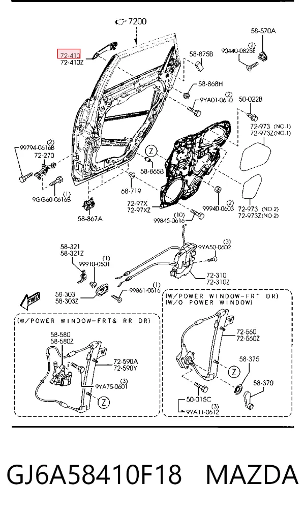  GJ6A58410F18 Mazda