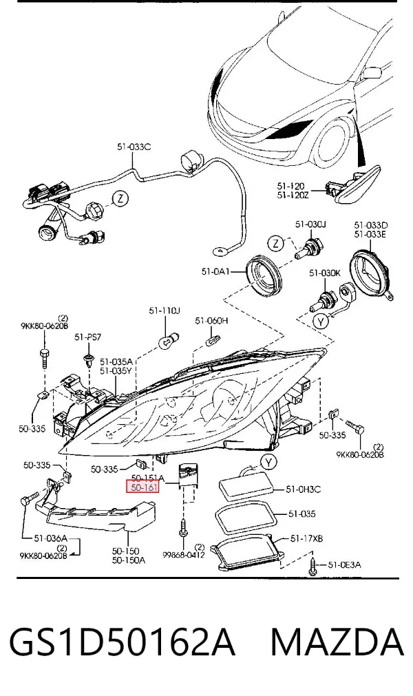  GS1D50162A Mazda