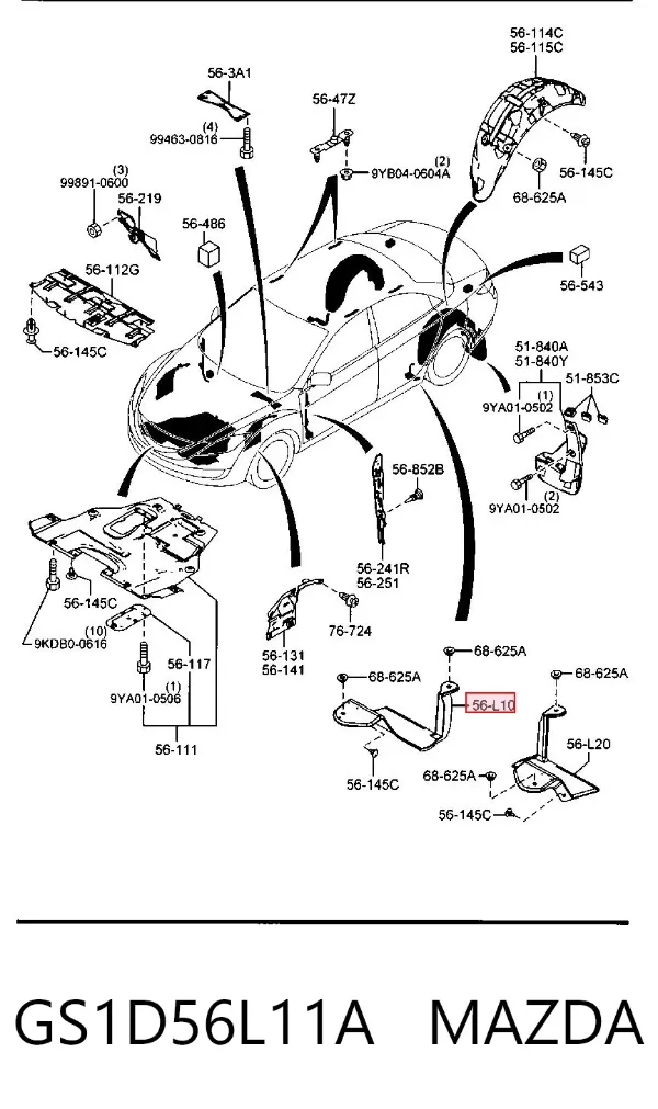  GS1D56L11A Mazda