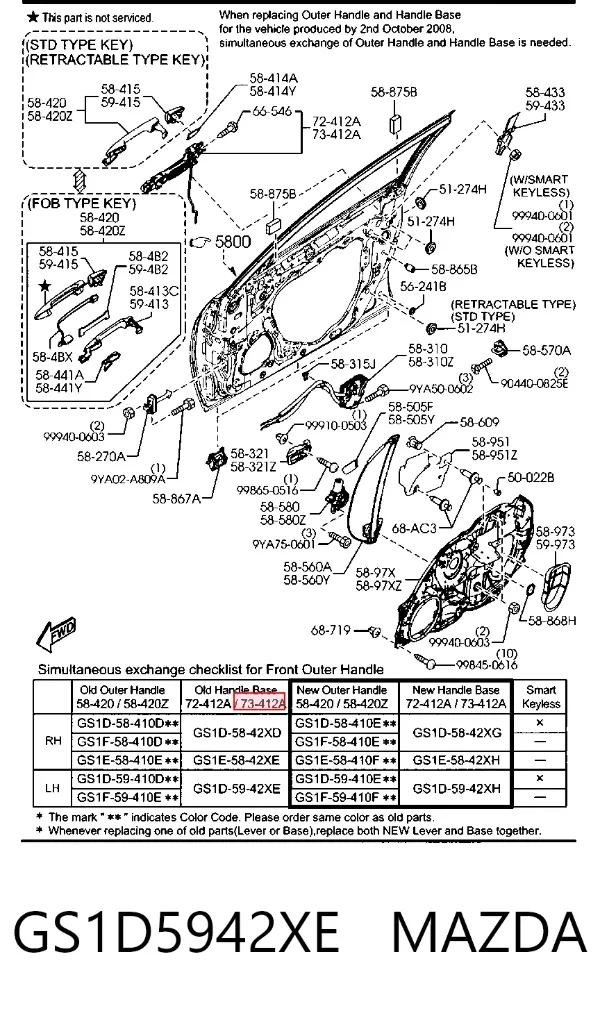  GS1D5942XE Mazda