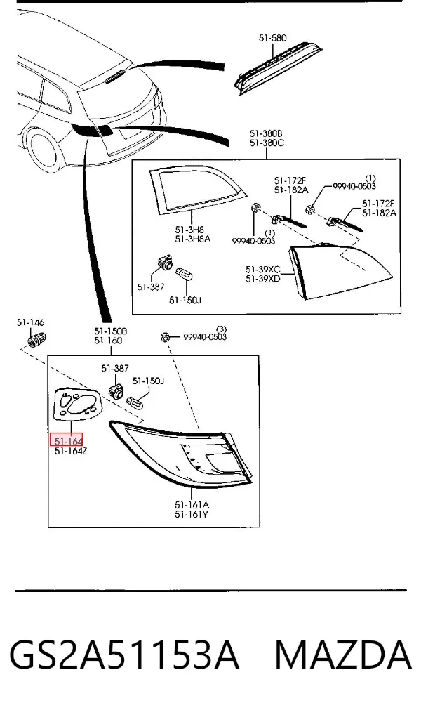  GS2A51153A Mazda