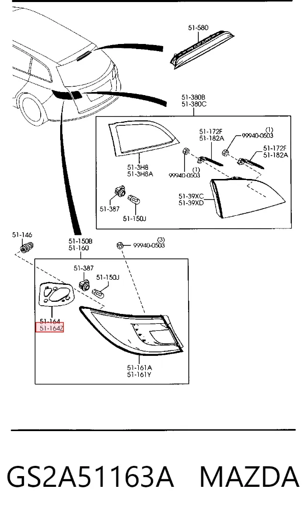  GS2A51163A Mazda
