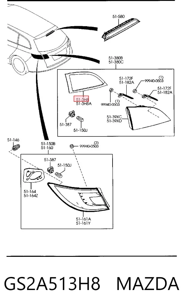  GS2A513H8 Mazda