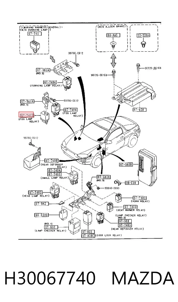  H30067740 Mazda