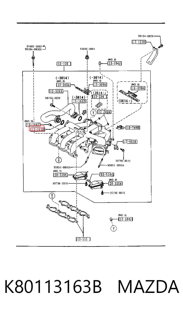  K80113163B Mazda