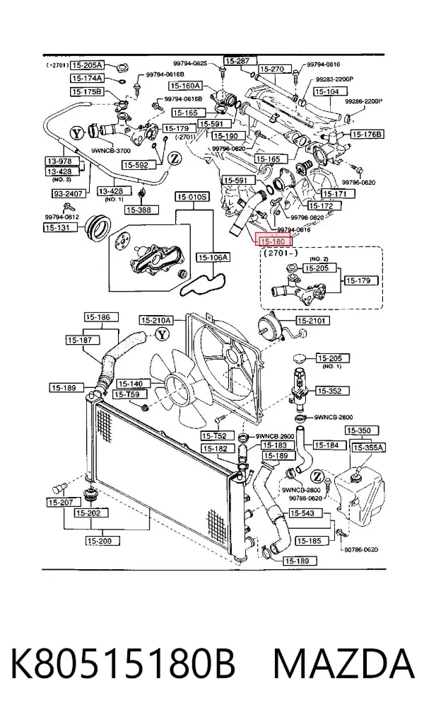  K80515180B Mazda
