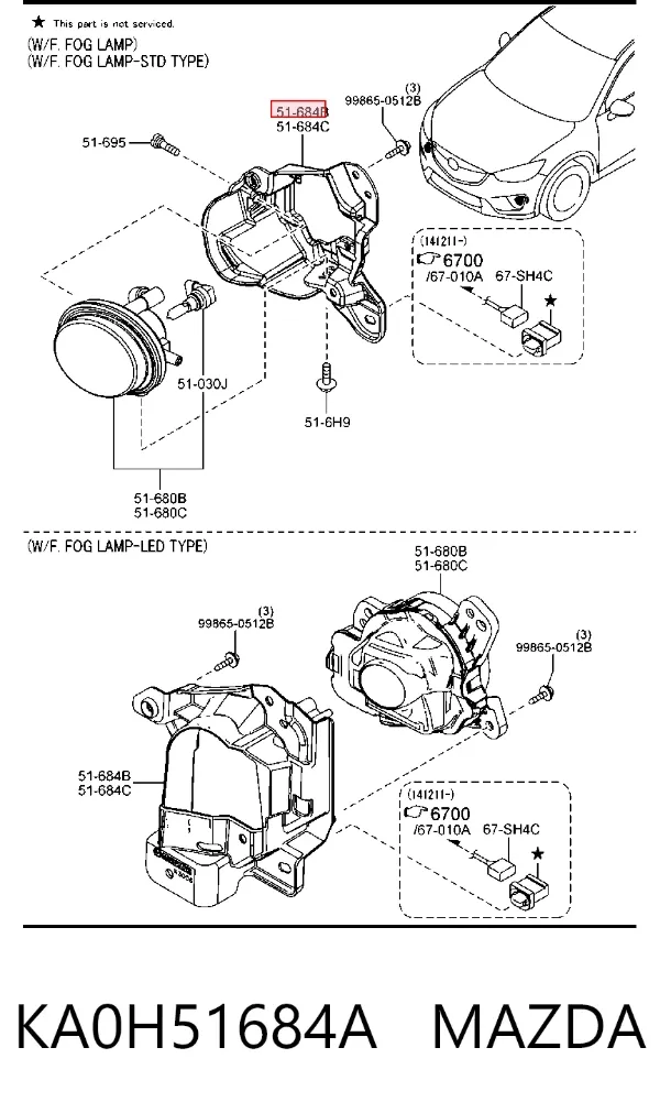  KA0H51684A Mazda