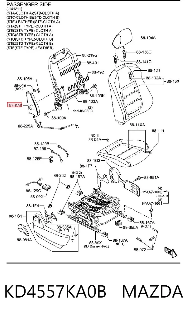  KD4557KA0B Mazda
