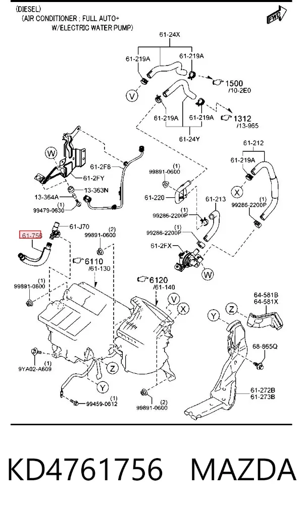  KD4761756 Mazda