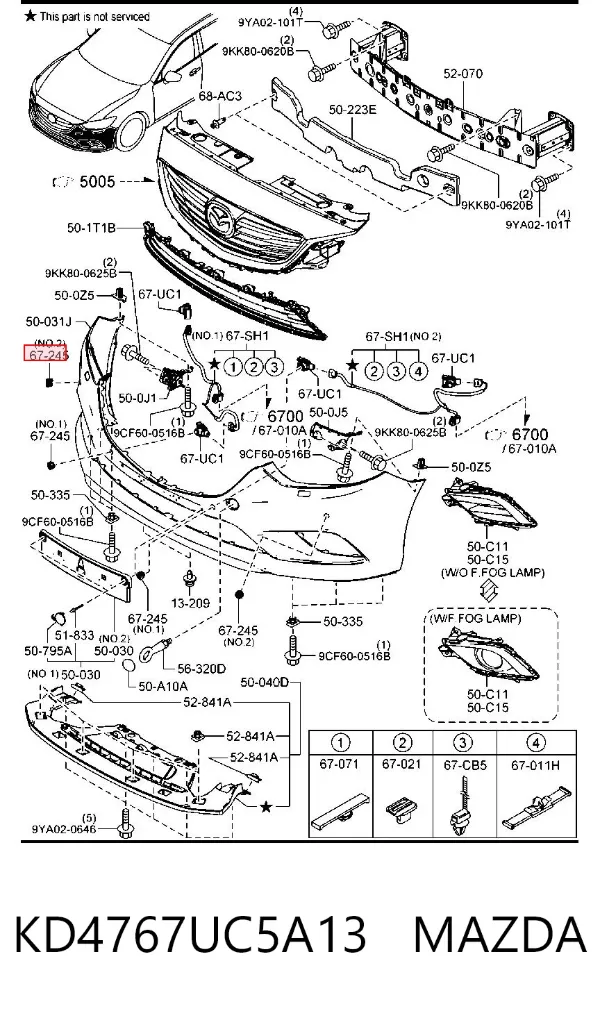  KD4767UC5A13 Mazda