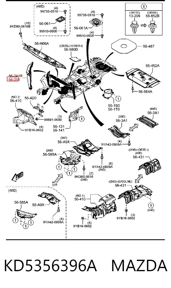  KD5356396A Mazda