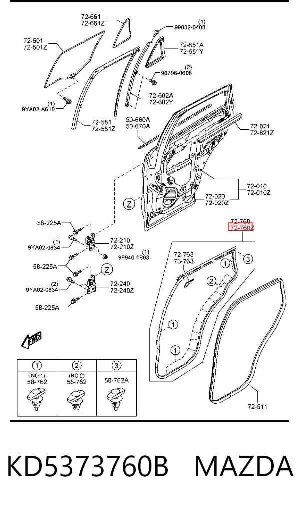  KD5373760B Mazda