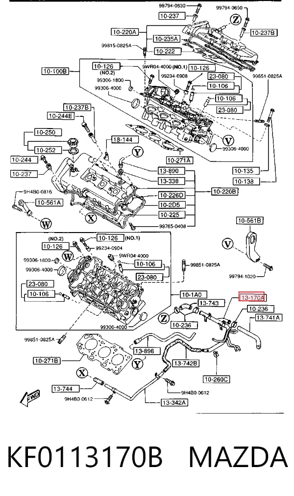  KF0113170B Mazda