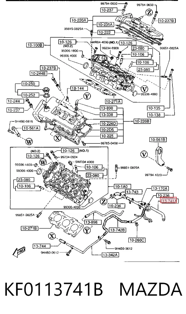  KF0113741B Mazda