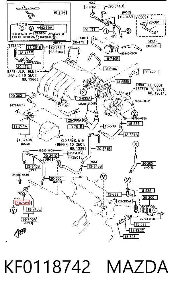  KF0118742 Mazda