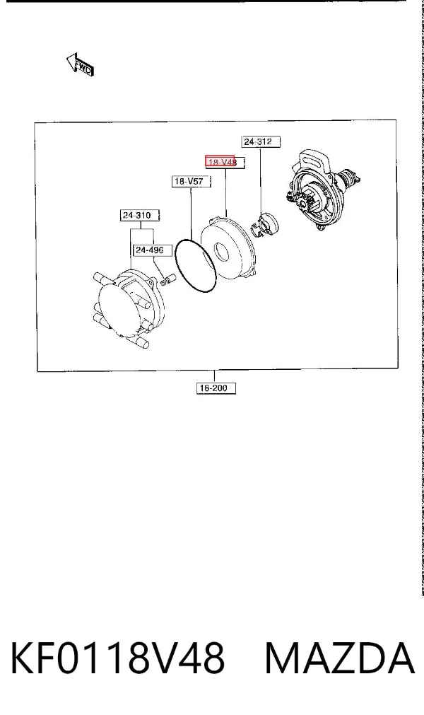  KF0118V48 Mazda